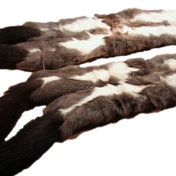 SHAWL, RUSSIAN SQUIRREL, 1957, GREY BACKS/WHITE BELLIES, EACH OF THE FOUR IS 28 - Picture 11 of 11